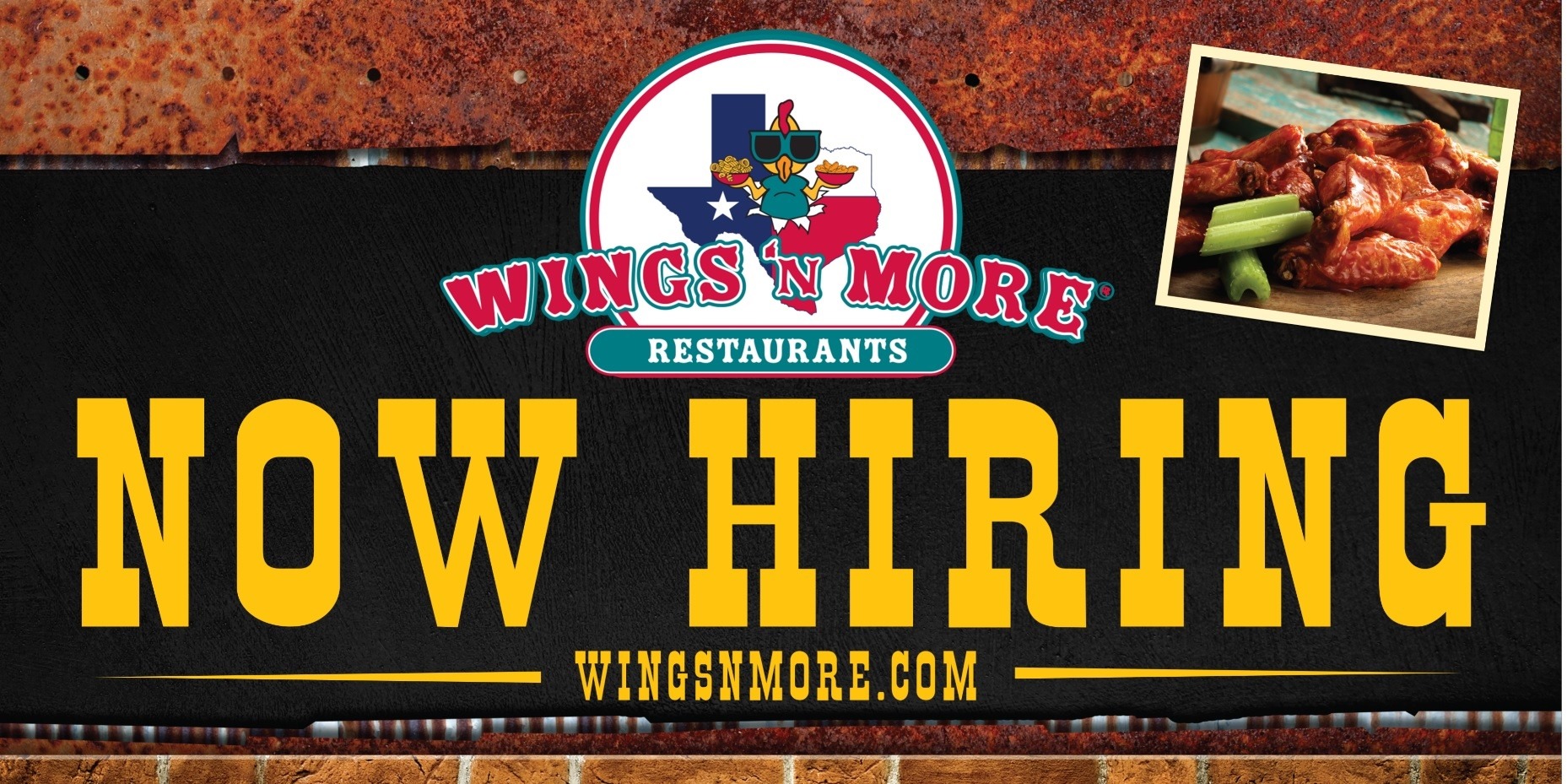 Wings'n More now hiring